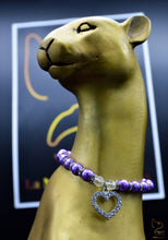 Charger l'image dans la galerie, Collier pour chat avec des perles et un coeur