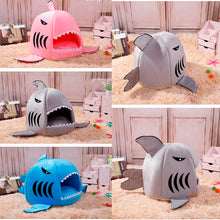 Charger l&#39;image dans la galerie, Panier pour chat - Design requin - Existe en 3 tailles et 3 coloris