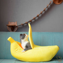 Charger l&#39;image dans la galerie, Panier pour chat design en forme de banane