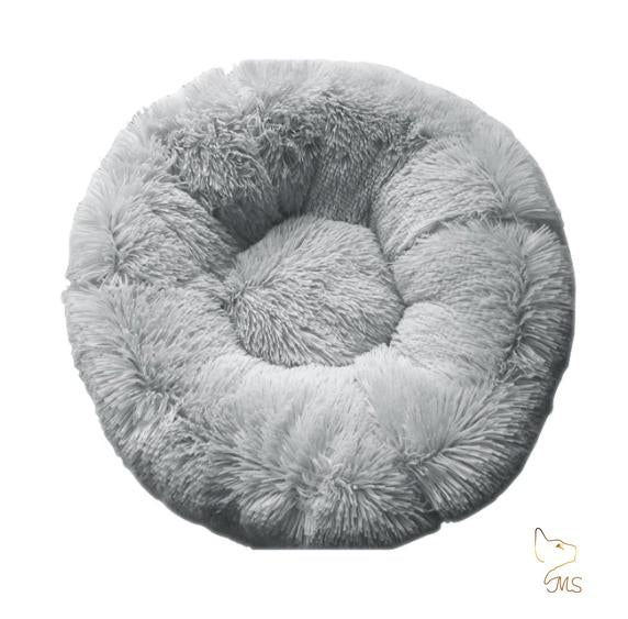 Panier Moelleux En Forme De Coquille Pour Chien Et Chat - Tissu Peluche Lavable - Fond Antidérapant - Taille XS 40x40 Cm (Marron Clair) - 6