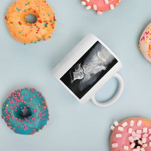 Mug blanc original avec chat