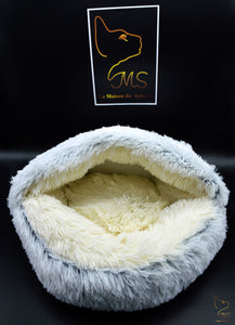 Panier pour chat avec texture douce