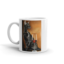 Charger l&#39;image dans la galerie, Mug blanc original avec chat