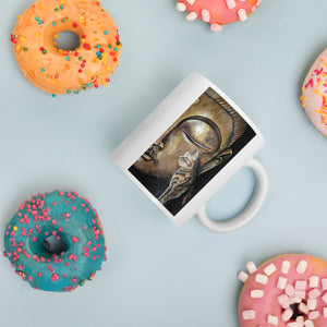 Mug original blanc avec chat